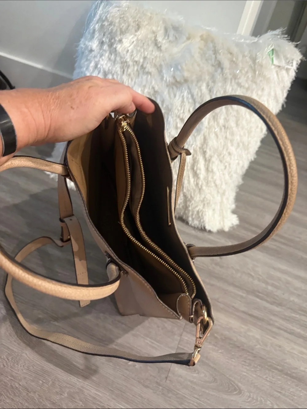 Michael Kors satchel w crossbody strap